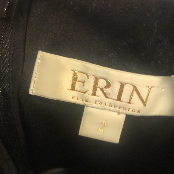 Erin Fetherston Sequin Top Dress, Black/White - Picture 5 of 6